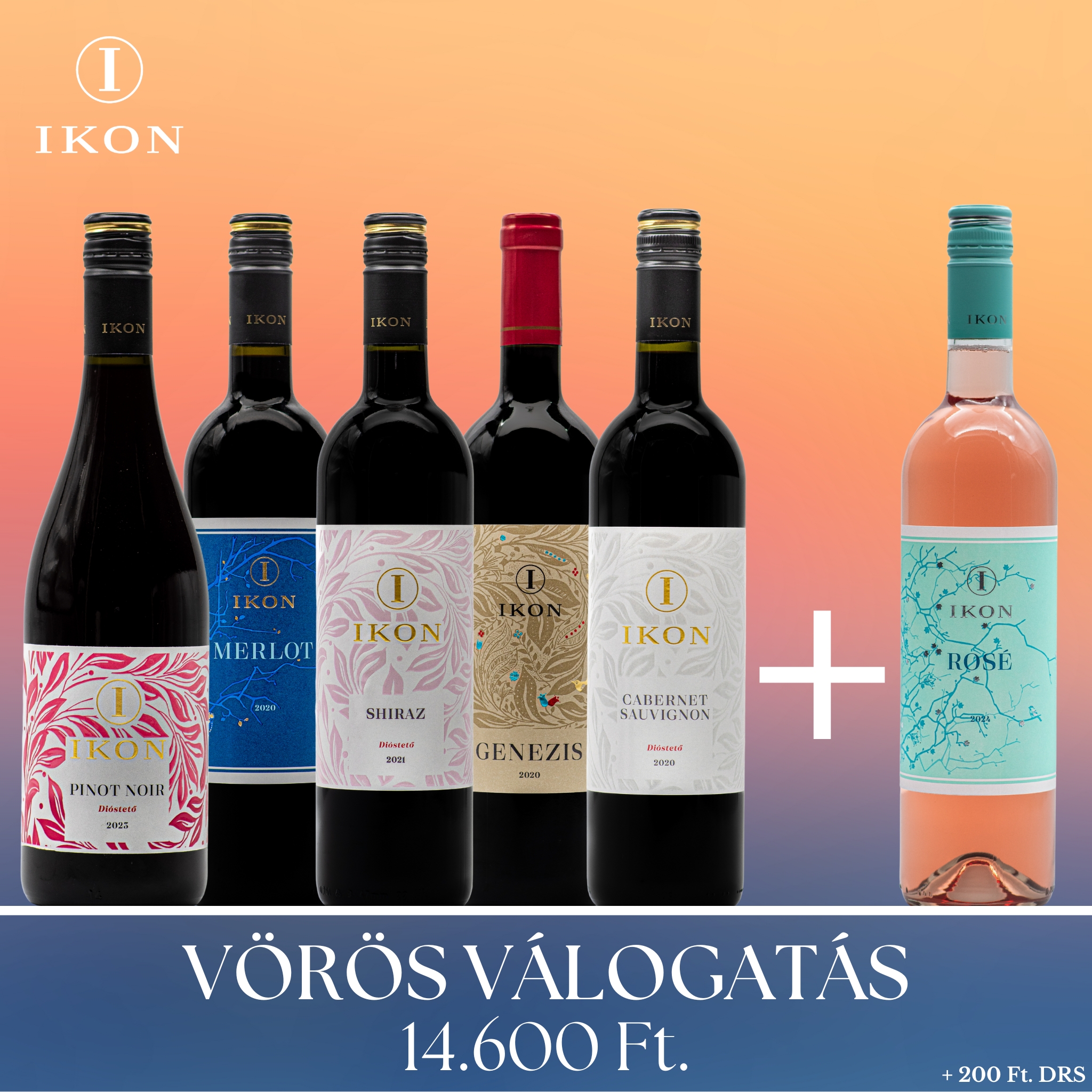 Vörös válogatás + 1 Rosé